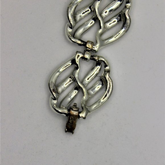 Coro Vintage Silver Link Bracelet - Picture 3 of 5